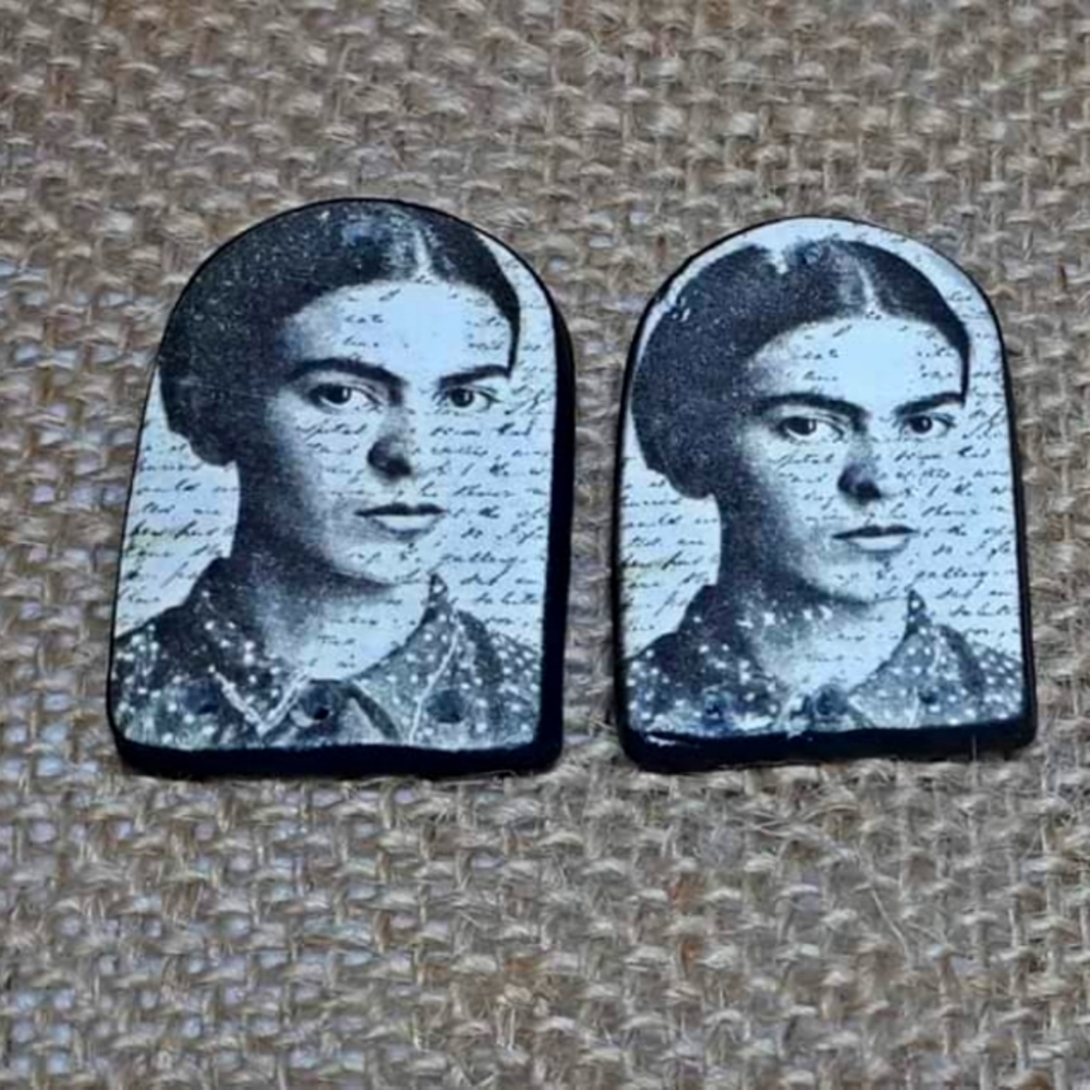 Frida Kahlo Earring Components Jewelry Beading Supplies